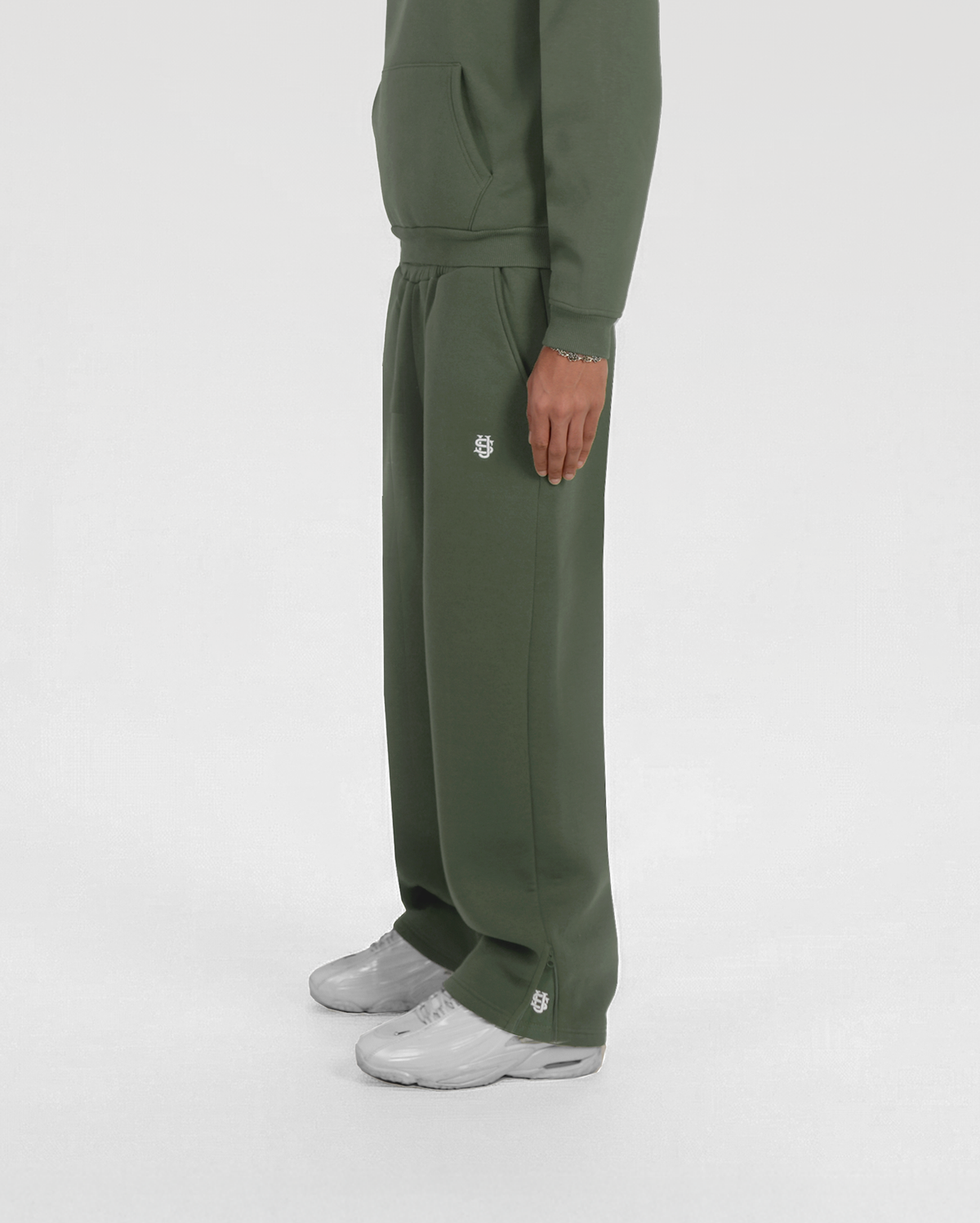 Jogging zippé Classic – Kaki