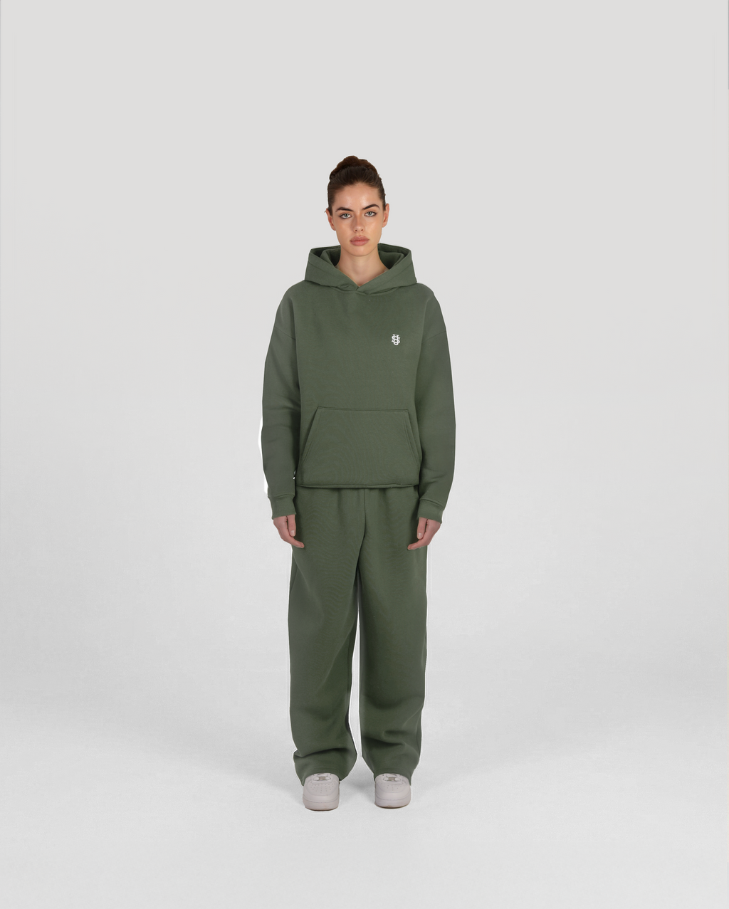 Hoodie Classic – Kaki – vue 5