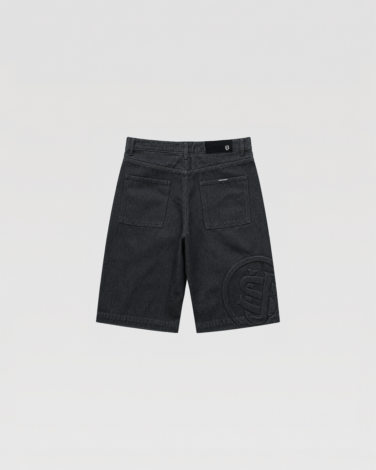 Short en jean SU26 – Noir