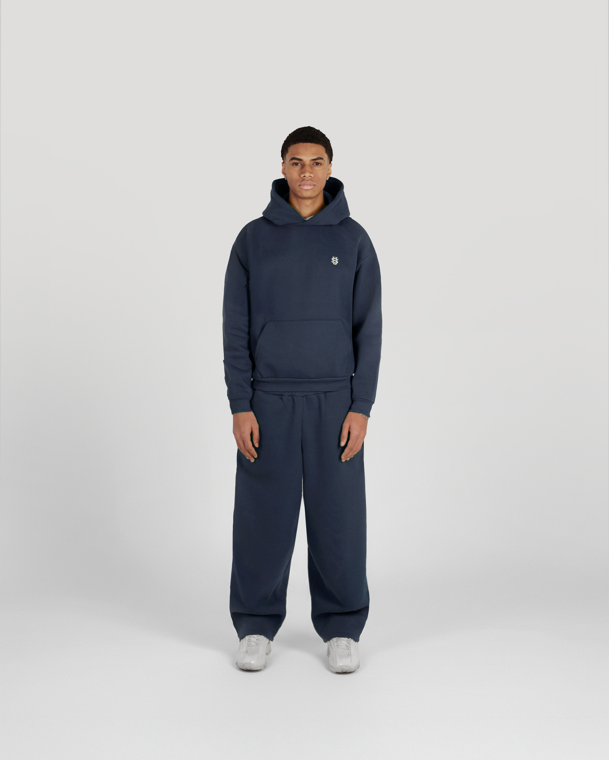 Hoodie Classic – Bleu marine – vue 2