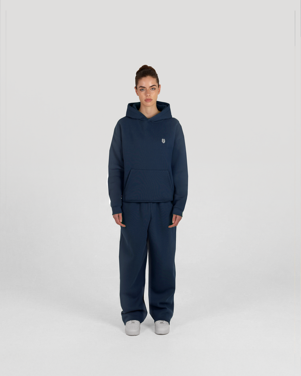 Jogging baggy Classic – Bleu marine – vue 5