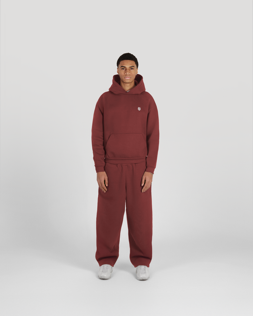 Hoodie Classic – Bordeaux – vue 2