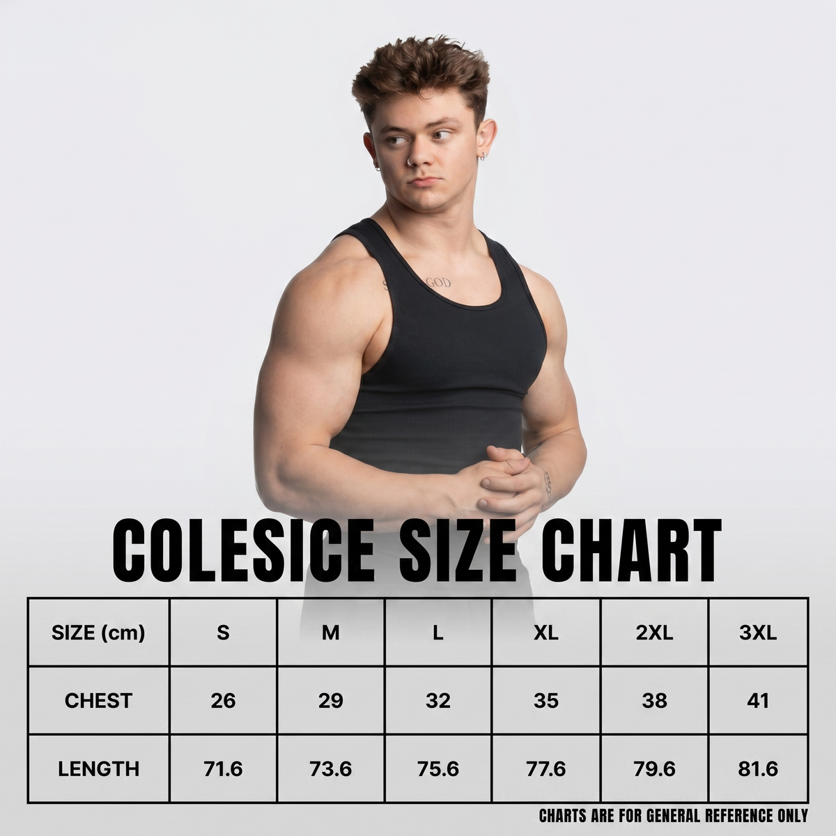 Pack 3 débardeurs Slim Fit COLESICE – vue 10