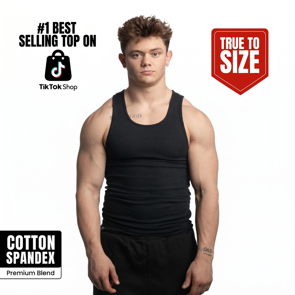 Pack 3 débardeurs Slim Fit COLESICE – vue 7