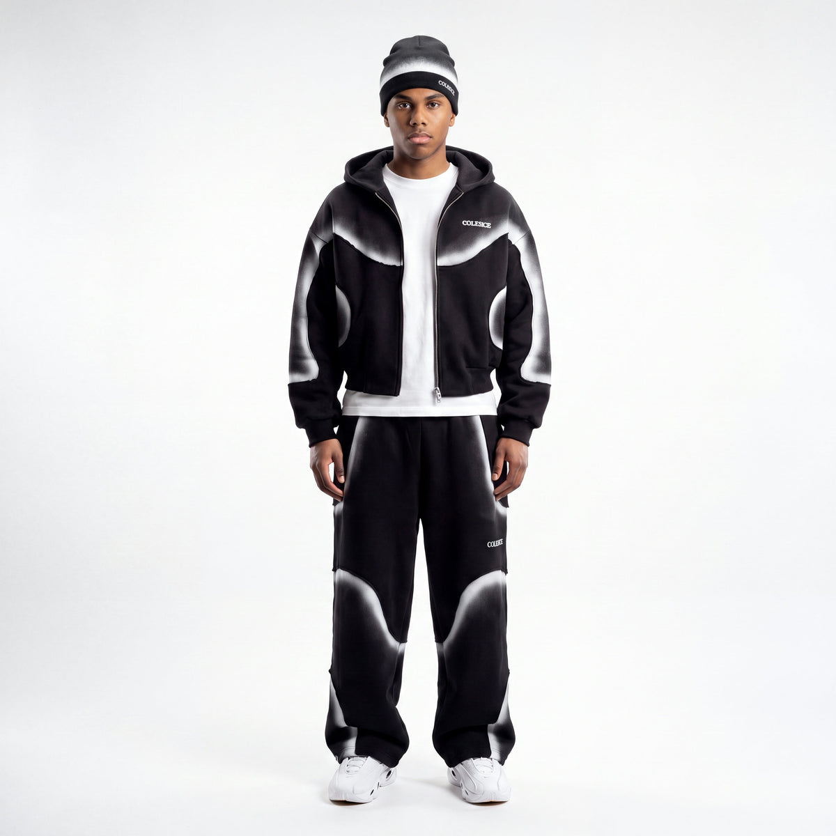 Hoodie zippé Midnight COLESICE – vue 2