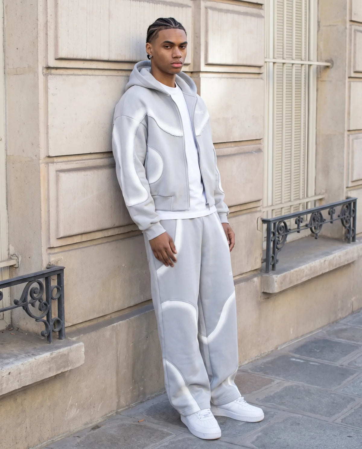 Ensemble COLESICE Moonlight gris porté