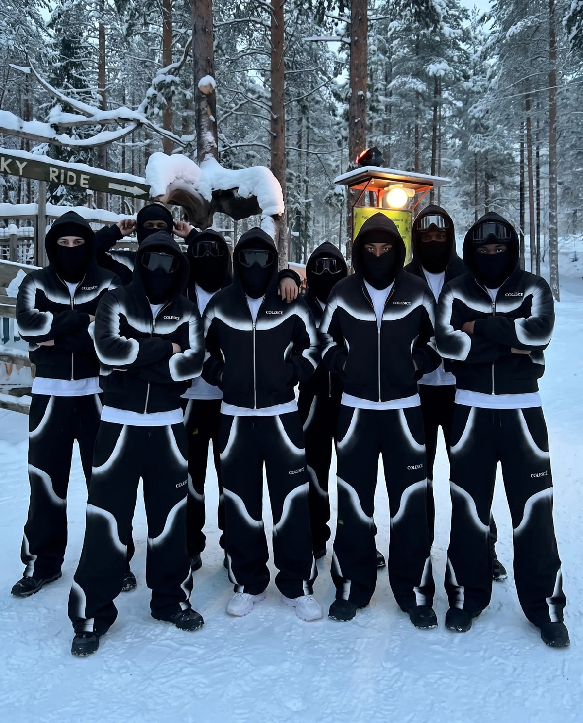 Ensembles COLESICE Midnight noirs portés