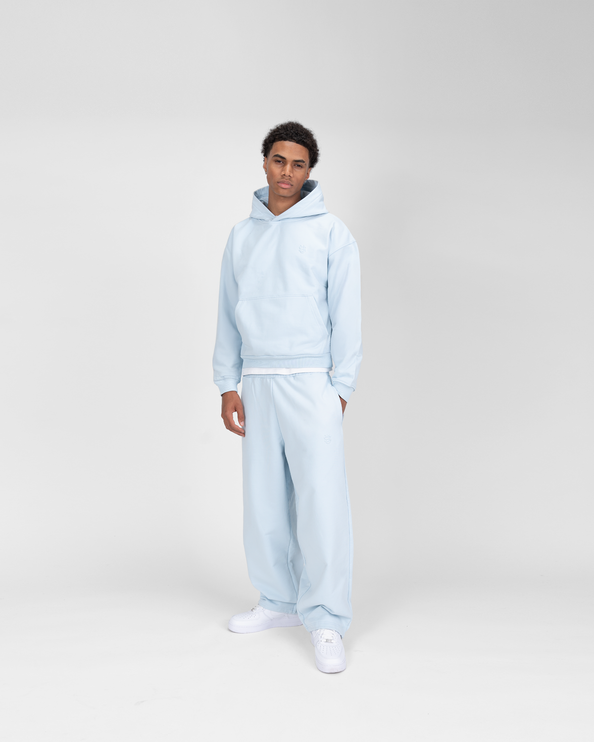 Hoodie SU – Bleu glacier – vue 3